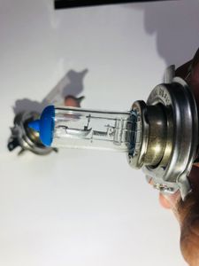 2 Halogin Bulb Only One Filament Burn Second Is Wo