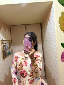 Floral Print one piece frock Dress