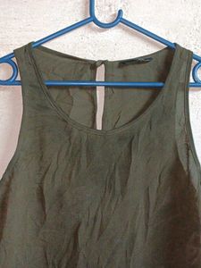 Trendy Summer Fashion Tank Top Vest Olive