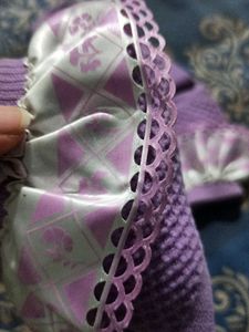 Purple Ruffle Socks