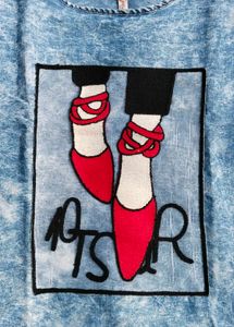 Denim Graphic Tee