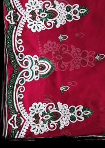 Red Heavy Ethnic Saree