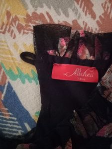 Black Net Dress For 7 To 8 Years