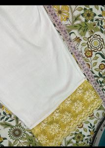 FASHOR Printed Yellow Kurta nd Palazzo