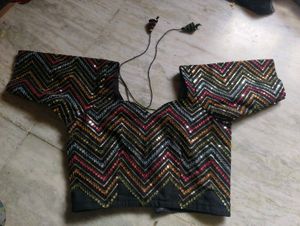 Sequin Crop Top &amp; Skirt Set