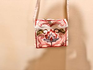 Cute Chikankari Style Bag/ Boho