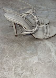 White Mango Heels