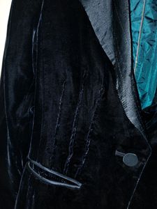 Imported Velvet Blazer - Sophisticated Style