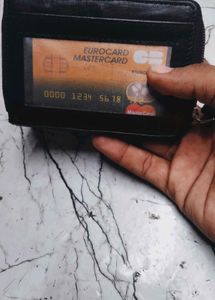 Unisex Cardholder Wallet Pure Leather
