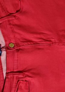 Red Denim Jeans