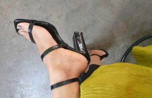 Black Block Heel