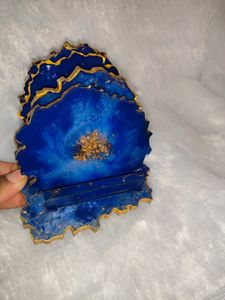 Resin Coasters With Tray