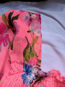 Pink Streachable Top