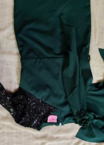 Very Beautiful Green Colour Dress