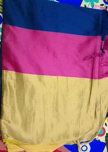 Elegant Blue &amp; Gold Saree