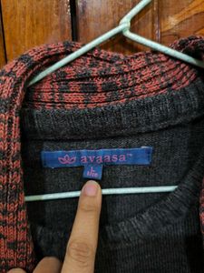 Stylish Grey Tunic with Scarf