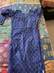 Elegant Blue Printed Kurta