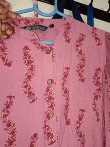 Pink Floral Print Tunic