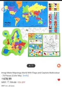 World Map With Capital F M.....