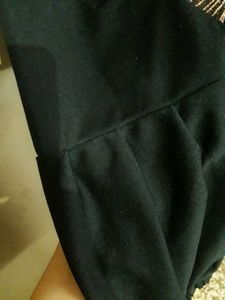 black and rose gold crop top