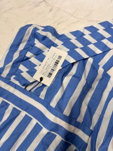 Striped One-Shoulder Dress