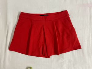 Red Zara Skort waist 32