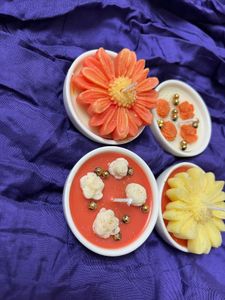 Floral Scented Candles (Set of 4)