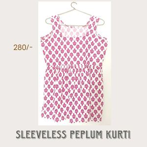 Pintresty Cute Short Sleeveless kurti🎀