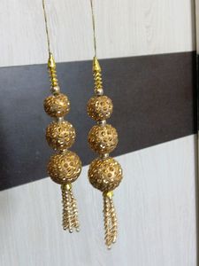Set Of  Kaleera And Blouse Dori Heavy Design