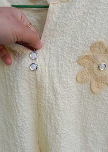 Elegant Yellow Floral top