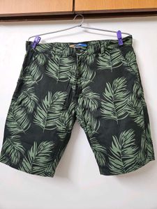 No Fuss Botanical Printed Shorts