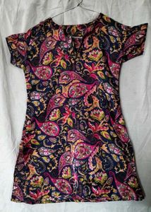 Paisley Print Short Kurti