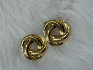 ✨ Golden Twist Luxe Studs