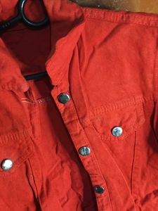 Red Denim Jacket