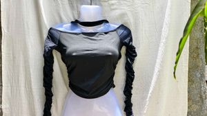 SEXIEST BLACK CROP TOP