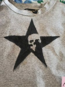 Skull Star Cropped Tank