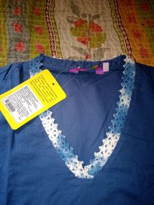 New V Neck Cotton Top