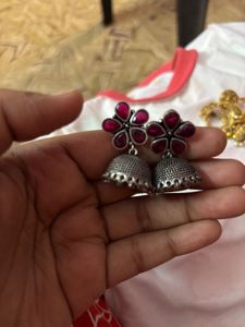oxidised earring