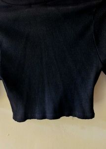 Black Crop Top
