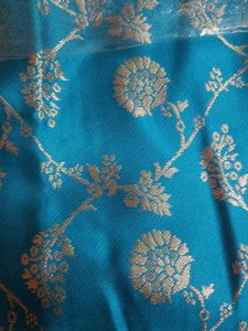 Elegant Blue Banarasi Saree