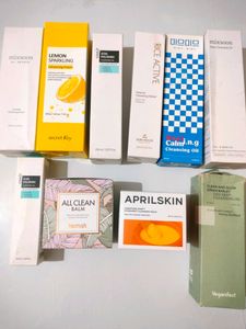 Available Foaming Face Wash, Cleansing Oil & Balm