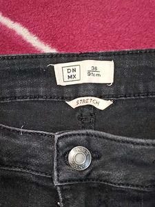 Black Wash Denim Jeans