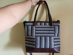 Patterned Tote Bag