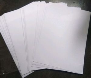100 Plain White A4 Size Sheets Packed