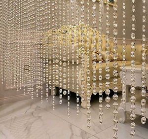 Pack of 2 Elegant Crystal Beaded Curtain Strings