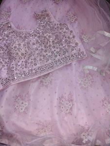 Beautiful Lavender Lehenga Choli Set