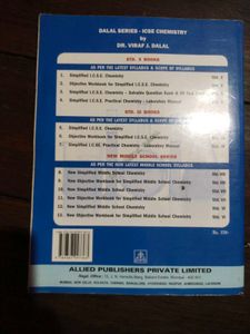 Dr. Dalal&#39;s ICSE Chemistry - STD X