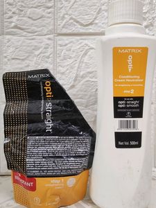 Matrix Opti Care Neutralizer + Step One Cream Free