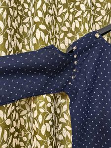 Navyblue Cold Shoulder kurti