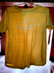 Yellow Graphic Tee